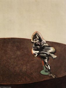Three Figures In A Room, Right — Francis Bacon