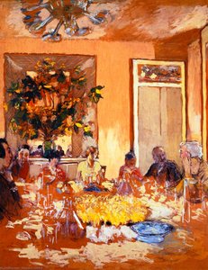 Luncheon At Les Clayes — Jean-édouard Vuillard, Post-impressionist