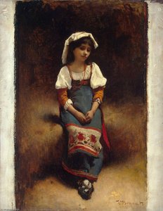 Italian Woman — Léon Joseph Florentin Bonnat