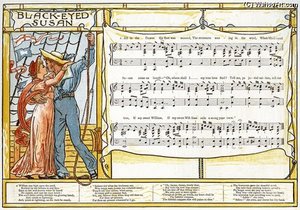 Black-eyed Susan — Walter Crane