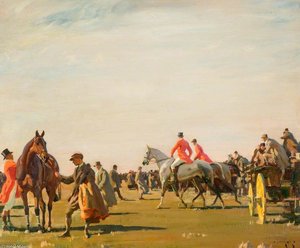 Point To Point — Sir Alfred James Munnings, Impressionism