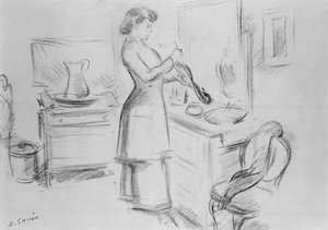 The Hatpin — Everett Shinn