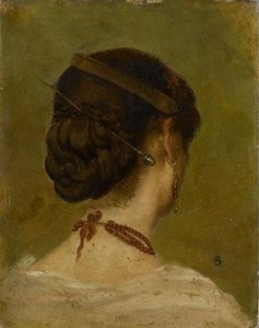 Head Of A Woman — Alfred Émile Léopold Stevens