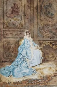Elegant Seat — Alexandre-louis Leloir