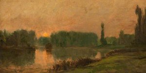 Les Coucher De Soleil — Charles-françois Daubigny