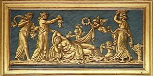 Scène À L'antique. Repos Et Sommeil 1 — Sauvage Pieter Joseph (sauvage Piat)