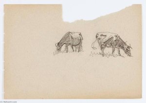 Untitled (two Cows) — Howard Russell Butler