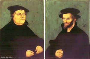 Portraits Of Martin Luther And Philipp Melanchthon — Lucas Cranach The Elder