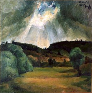 Landscape At Zsögöd — Imre Nagy