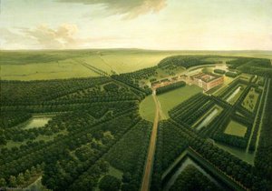 A Bird's Eye View Of Dunham Massey From The Southeast — John Harris