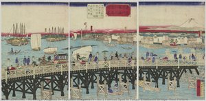 No.1 Famous Spot in Tokyo: Eitaibashi Bridge, Real Picture