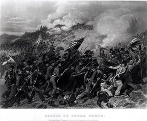 Battle Of Cerro Gordo — Alonzo Chappel, Historical Illustration