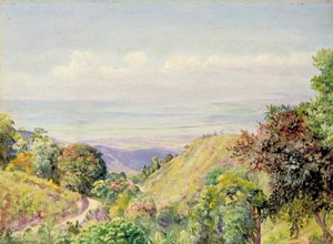 View Over Kingston And Port Royal From Craighton, Jamaica — Marianne North