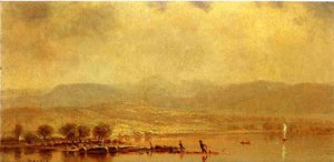 Misty Morning On The Hudson River — Homer Dodge Martin