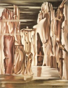 Surrealist Landscape — Tamara De Lempicka