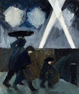 Bromley Ringed By Flares, 16 April 1941 — Stephen Chaplin
