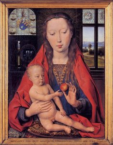 Diptych Of Maarten Nieuwenhove (left Panel) — Memling, Hans