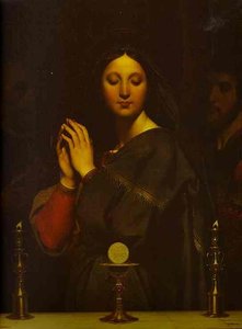 The Virgin Of The Host — Jean-auguste-dominique Ingres