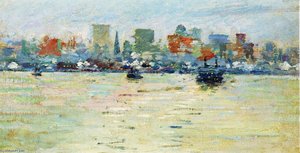 The Ferry — Theodore Robinson