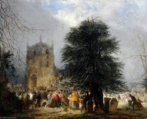 The Burial of Sir Francis Chantrey in Norton Churchyard, Sheffield