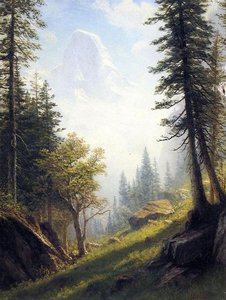 Among The Bernese Alps — Albert Bierstadt