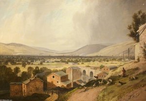 Bury From Blackford Bridge — William Linton