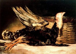 A Dead Turkey — Francisco José De Goya Y Lucientes, Romanticism