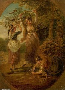 The Nut-gatherers — William Hamilton