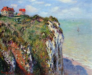 Cliff At Dieppe — Claude Monet, Impressionism