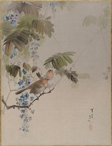 Birds And Flowers — Watanabe Seitei