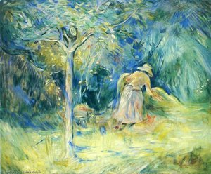 Haying At Mezy — Berthe Morisot