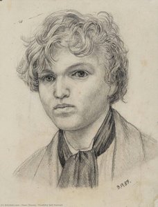 Youthful Self Portrait — Hans Thoma
