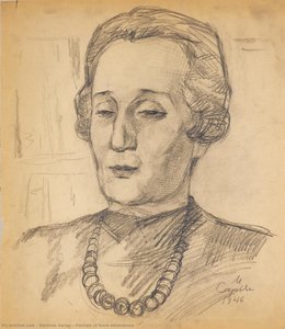 Portrait Of Anna Akhmatova — Martiros Sarian