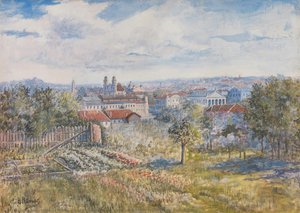 A View Of Vilnius From Little Pohulianka — Helena Römer-ochenkowska, Realism