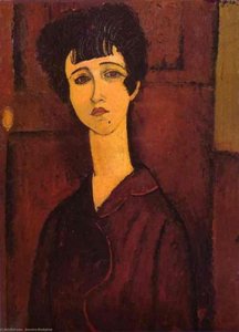 Portrait Of A Girl (also Known As Victoria) — Amedeo Clemente Modigliani