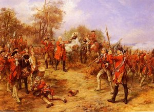 George Ii At The Battle Of Dettingen — Robert Alexander Hillingford, Academic Realism