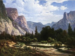 Resting By A Stream — Thomas Hill