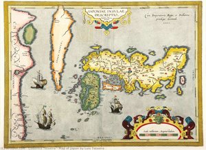 Map Of Japan By Luís Teixeira — Ludovico Teixeira, Renaissance