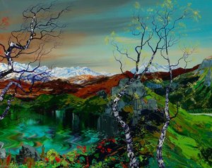 The Great Glen Through Four Seasons (panel 3 Of 4) — James Hawkins, Contemporary Realism