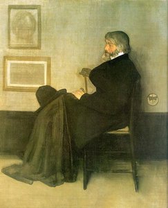 Arrangement In Grey And Black Number 2, Portrait Of Thomas Carlyle — James Abbott Mcneill Whistler, Tonalism