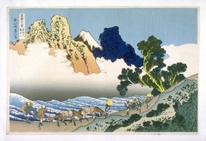 Minobugawa Urafuji — Katsushika Hokusai