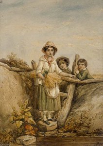 Three Children by a Stile