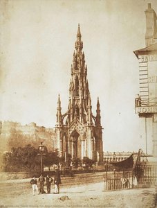 The Sir Walter Scott Monument, Edinburgh — David Octavius Hill & Robert Adamson, Romanticism
