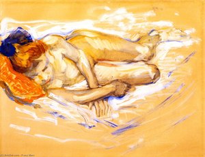 Nude Girl — Franz Marc, German Expressionism