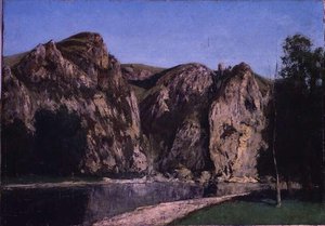 La Meuse A Freyr — Gustave Courbet
