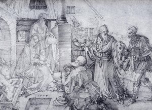 The Adoration Of The Wise Men — Albrecht Dürer