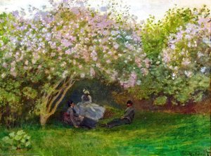 Lilacs, Grey Weather — Claude Monet