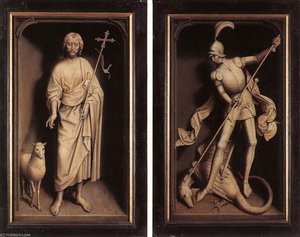 Late - Triptych Of The Family Moreel (closed) — Memling, Hans
