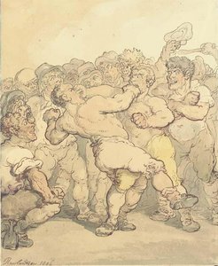 Prize Fighters — Thomas Rowlandson