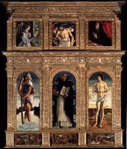 Polyptych Of San Vincenzo Ferreri — Giovanni Bellini, Early Renaissance